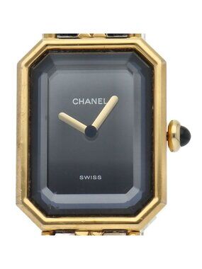 Chanel Premiere L Watch Leather Black
